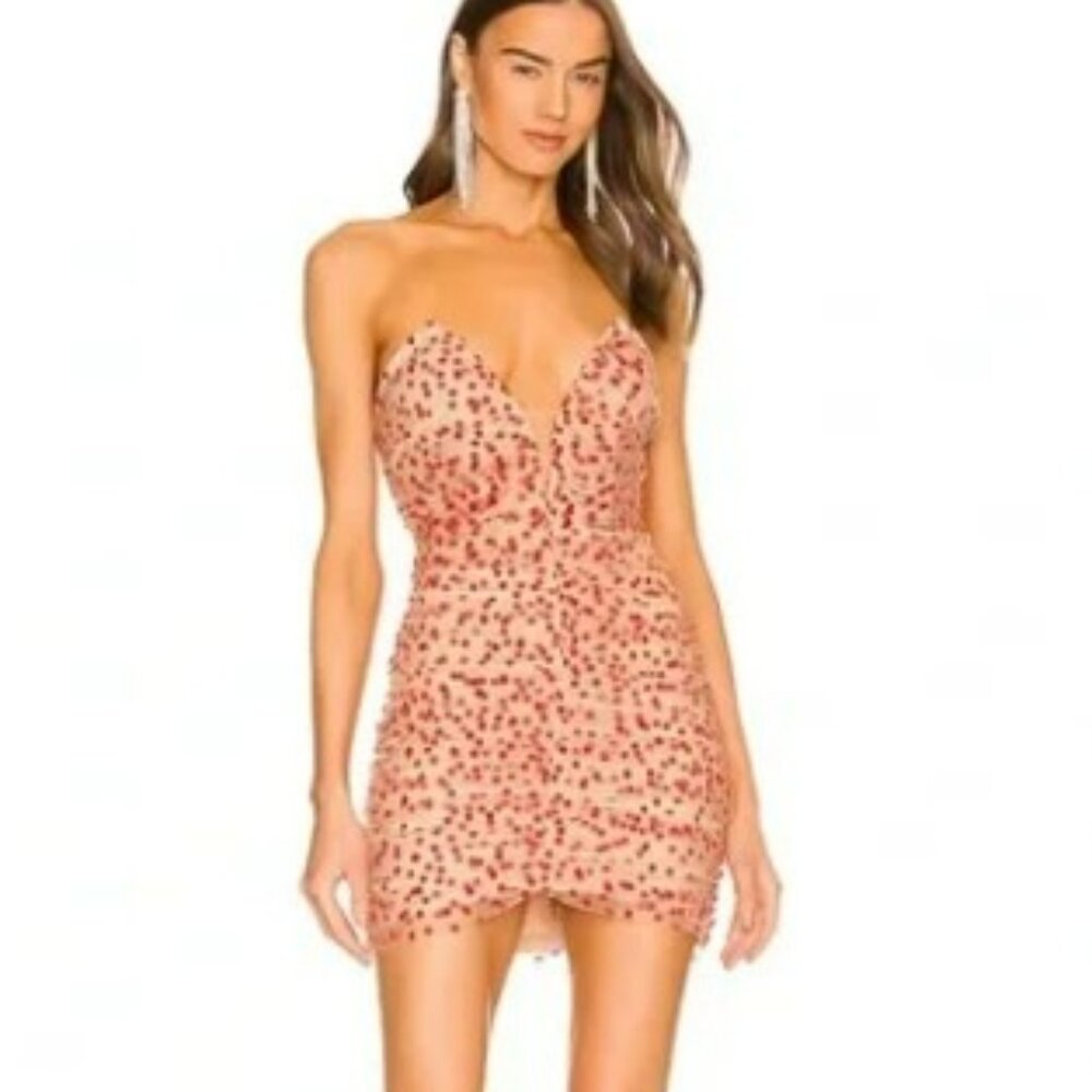 REVOLVE Annette Mini Dress Michael Costello Size XS BRAND NEW